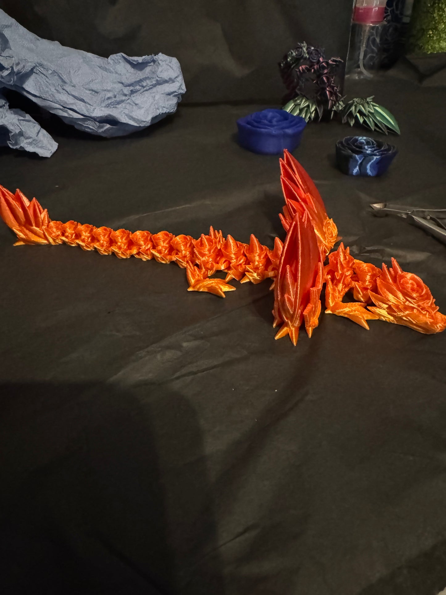 Rose winged Dragon (articulated)