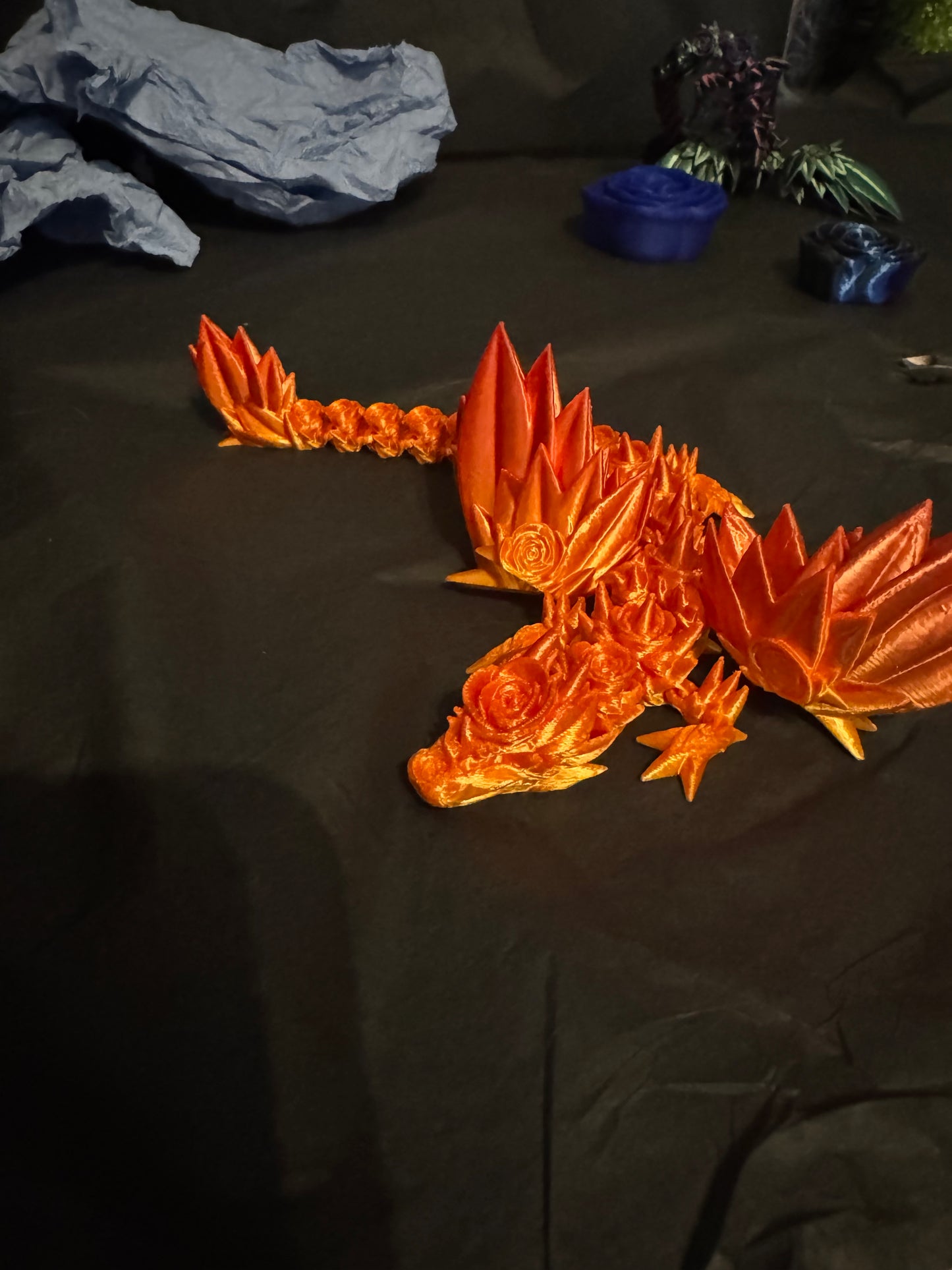 Rose winged Dragon (articulated)