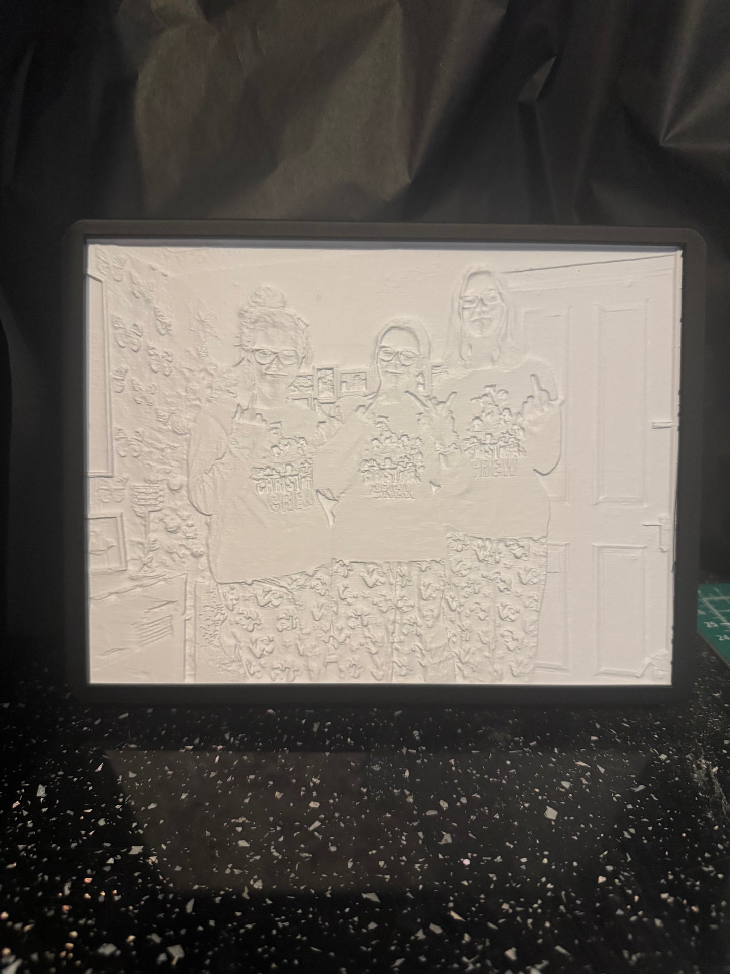 Lithograph persnolised light box